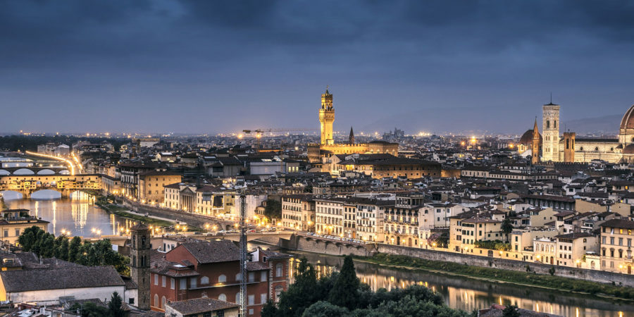 Cair da noite em Florença: existe cidade mais romântica?